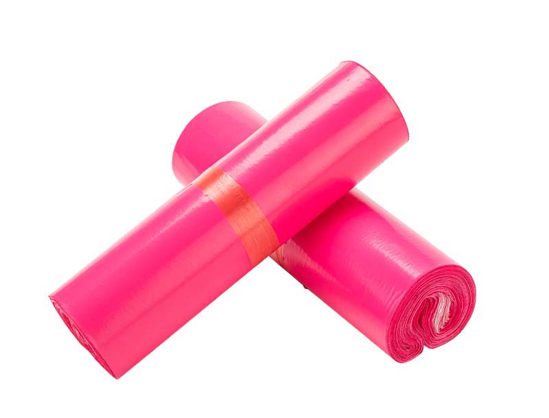 美兰玫红色快递袋-02